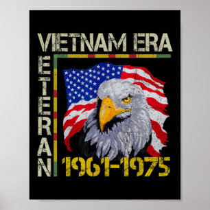 Póster Bandera conmemorativa de la era del veterano de Vi