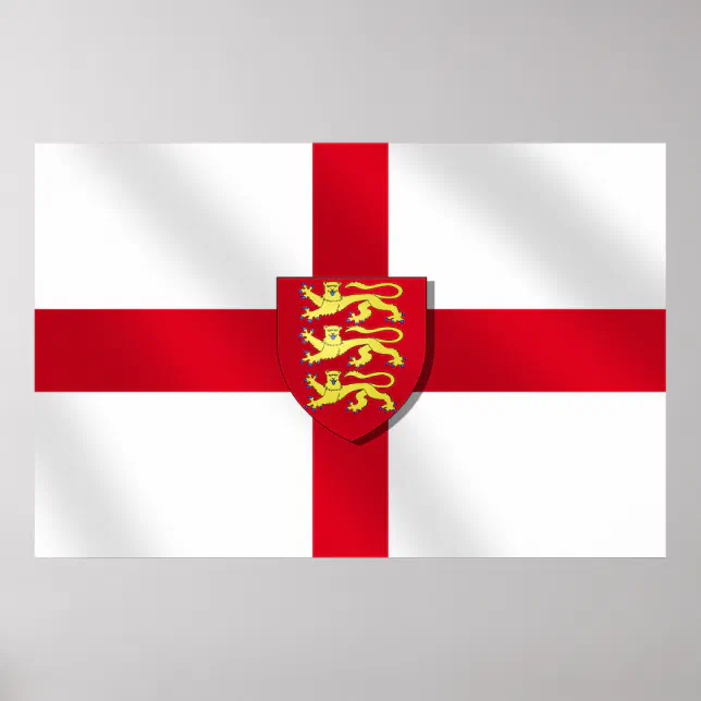 Bandeja Con Cojín Y Marco De Madera – Bandera De Inglaterra Tres Leones – Regalo Personalizado Para Fans Del Fútbol