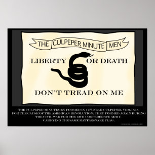 Póster Bandera Culpeper Minutemen