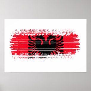 Póster Bandera de Albania