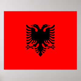 Póster Bandera de Albania