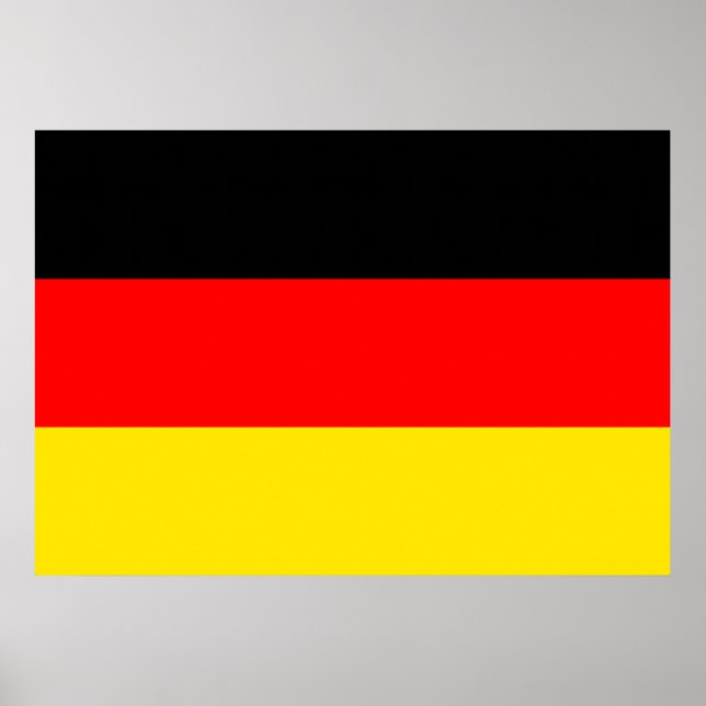 Póster Bandera de Alemania (Frente)