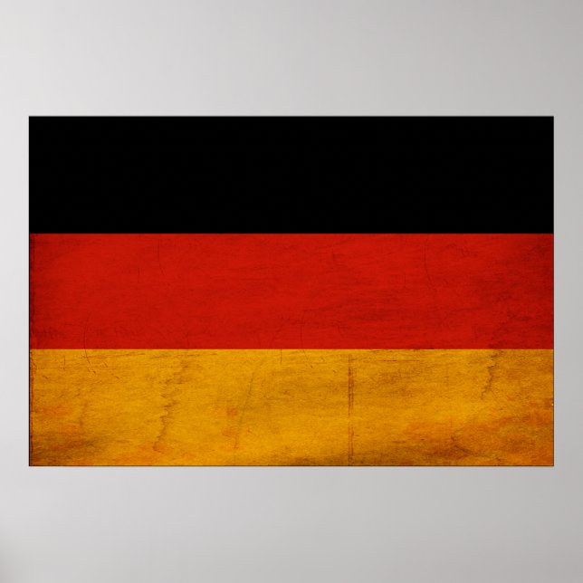 Póster Bandera de Alemania (Frente)