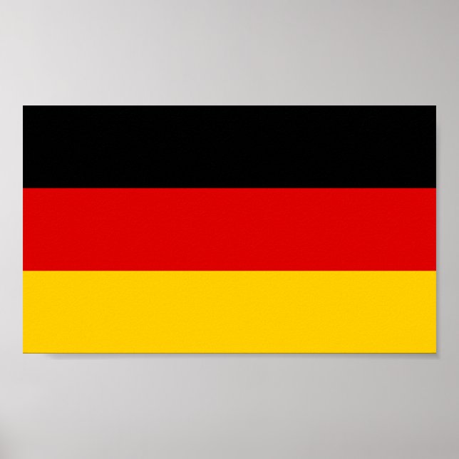 Póster Bandera de Alemania (Frente)