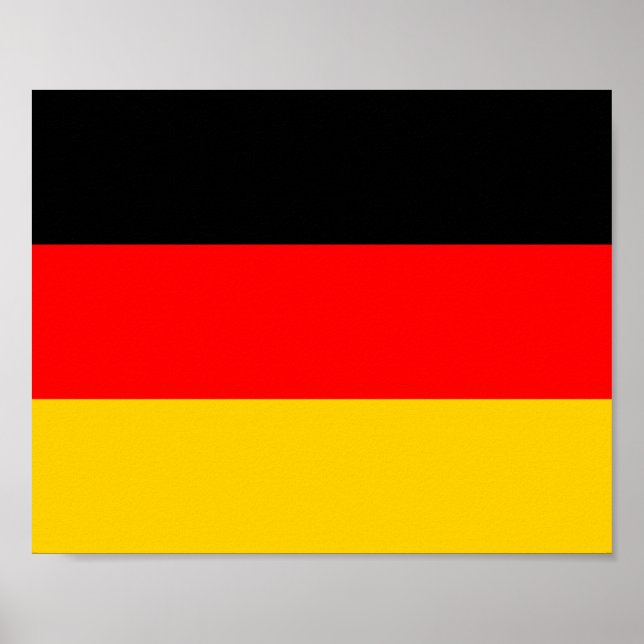 Póster Bandera de Alemania (Frente)