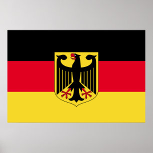 Póster Bandera de Alemania
