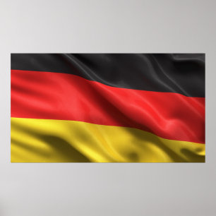 Póster Bandera de Alemania