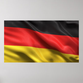 Póster Bandera de Alemania