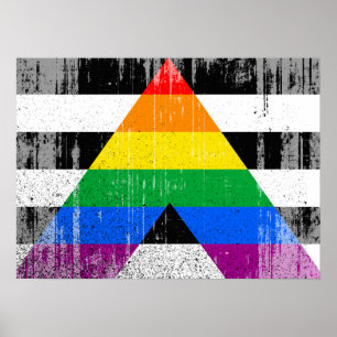 Póster Bandera de aliado angustiado -.png