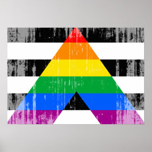 Póster Bandera de aliado angustiado -.png