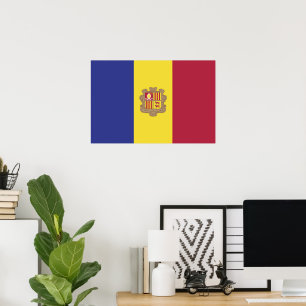 Póster Bandera de Andorra