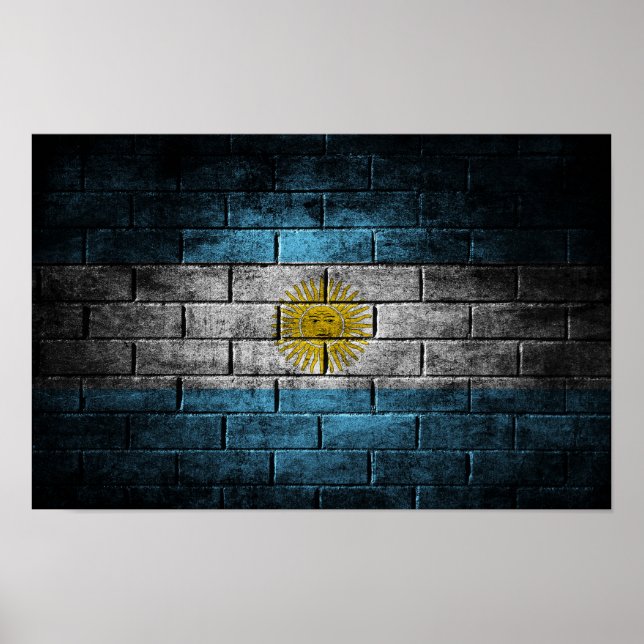Póster Bandera de Argentina (Frente)