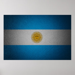 Póster Bandera de Argentina