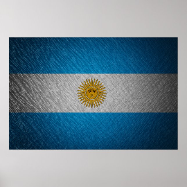 Póster Bandera de Argentina (Frente)
