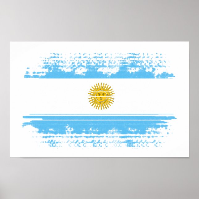 Póster Bandera de Argentina (Frente)