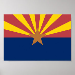 Póster Bandera de Arizona