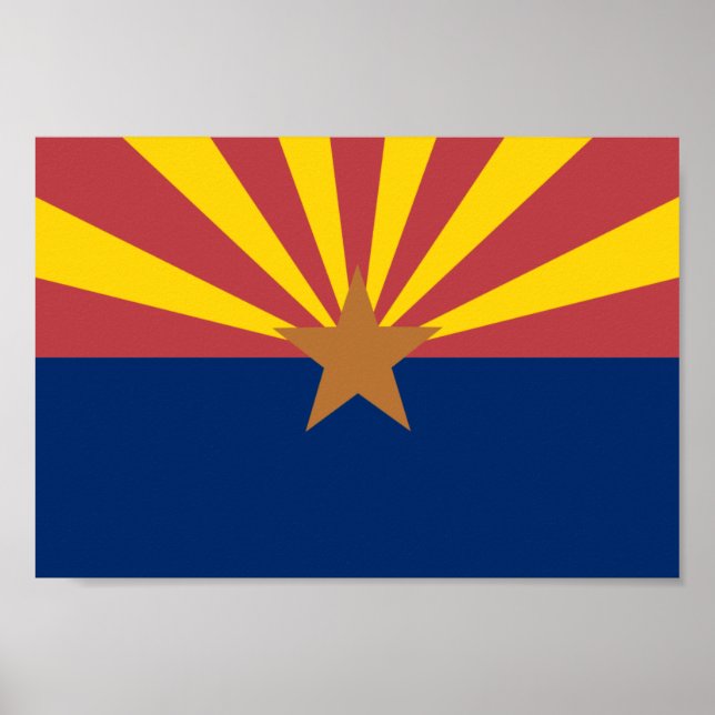 Póster Bandera de Arizona (Frente)