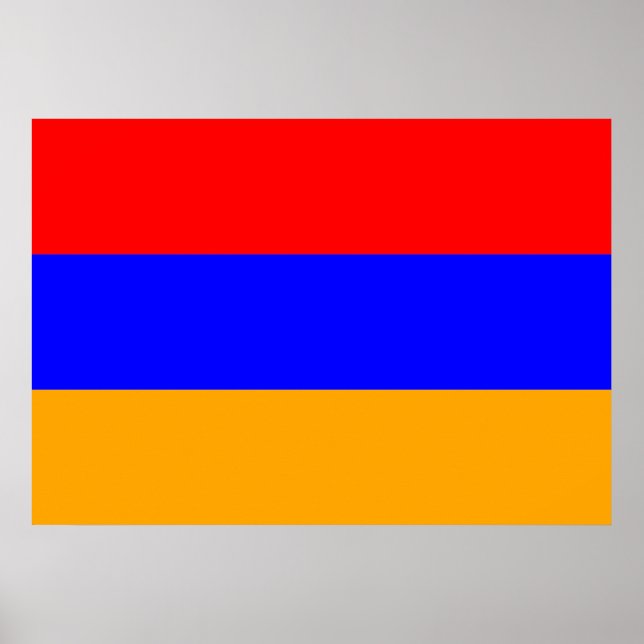 Póster Bandera de Armenia (Frente)