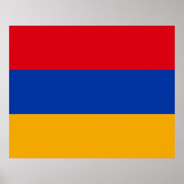 Póster Bandera de Armenia (Frente)