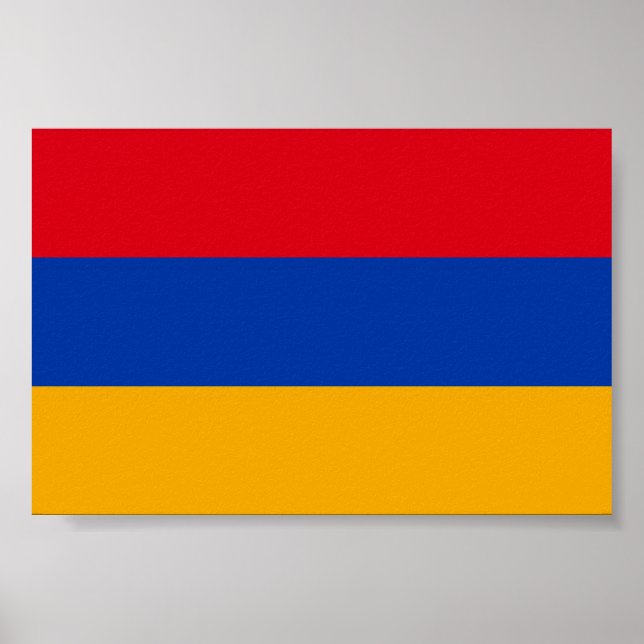 Póster Bandera de Armenia (Frente)