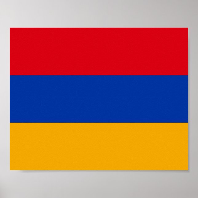 Póster Bandera de Armenia (Frente)