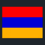 Póster Bandera de Armenia Poster<br><div class="desc">Bandera de Armenia Poster</div>
