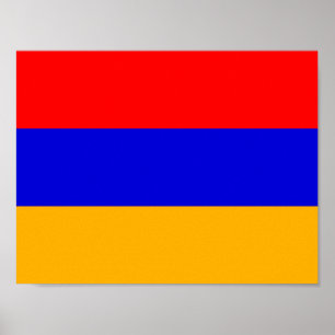 Póster Bandera de Armenia Poster