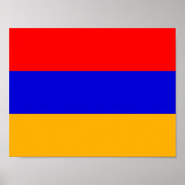 Póster Bandera de Armenia Poster (Frente)