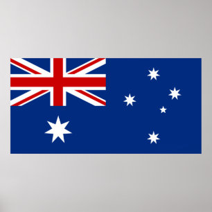 Póster Bandera de Australia