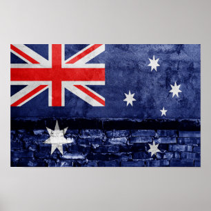 Póster Bandera de Australia