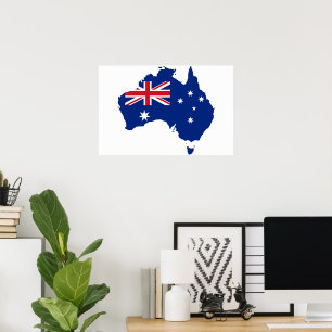 Póster Bandera de Australia