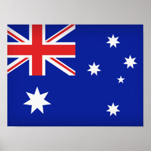 Póster Bandera de Australia