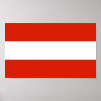 Póster Bandera de Austria