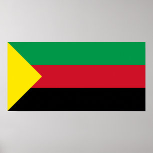 Póster Bandera de Azawad