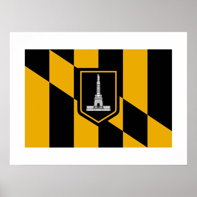 Póster Bandera de Baltimore (Frente)