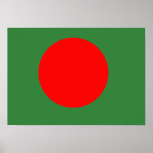 Póster Bandera de Bangladesh