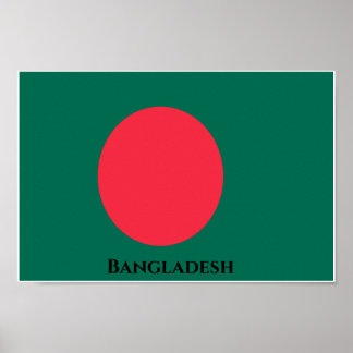 Póster Bandera de Bangladesh
