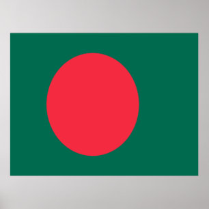 Póster Bandera de Bangladesh