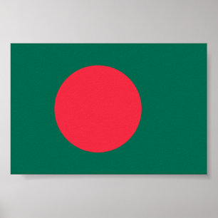 Póster Bandera de Bangladesh