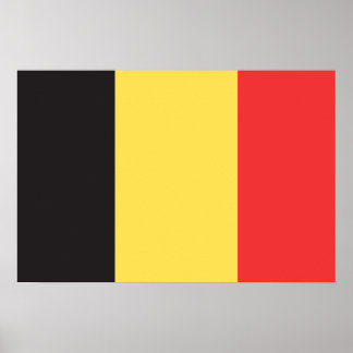 Póster Bandera de Bélgica