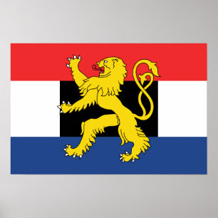 Póster Bandera de Benelux