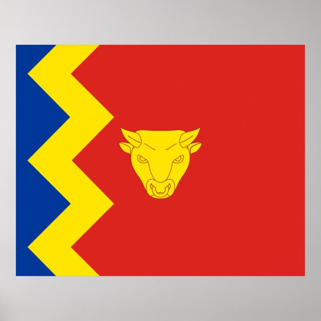 Póster Bandera de Birmingham City (Frente)