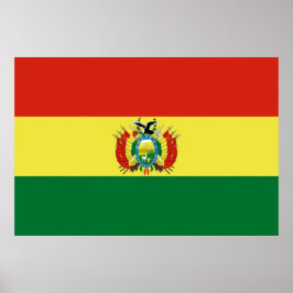 Póster Bandera de Bolivia