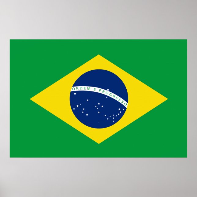 Póster Bandera de Brasil (Frente)