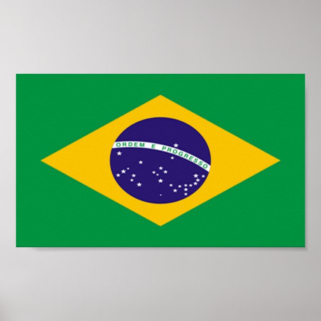 Póster Bandera de Brasil (Frente)