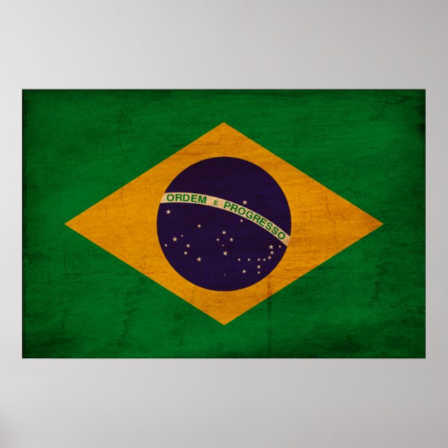 Póster Bandera de Brasil (Frente)