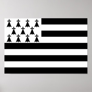Póster Bandera de Bretaña Patriótica