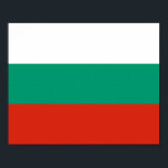 Póster Bandera de Bulgaria<br><div class="desc">Bandera de Bulgaria</div>