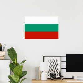 Póster Bandera de Bulgaria