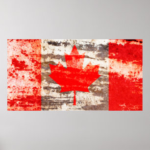 Póster Bandera de Canadá